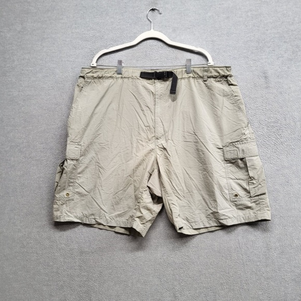 REI Men Shorts 2XL Beige Cargo Nylon Fishing Outdoors‎